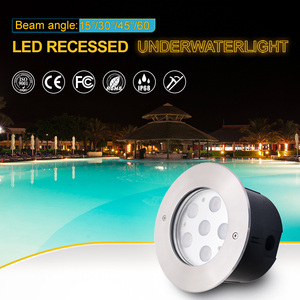 IP68 Recessed 316SS ED Swimming Pool Inground <strong>Light</strong> RGB Underground <strong>Underwater</strong> Lighting 6W/9W/18W/24W - Product Image 1