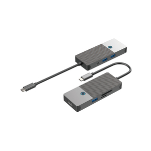 8 in 1 <span class=keywords><strong>USB</strong></span>-C ハブ アルミニウム合金製トリプルディスプレイ ラップトップ ドッキングステーション デュアルポート搭載 在庫あり - Product Image 4