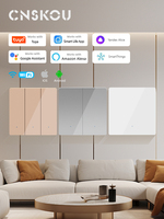 Interrupteur mural sans fil à énergie cinétique 1/2, étanche IP44, 10A, en PC/ABS, pour éclairage domestique, vente en gros