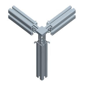 202030304040 Pièces de profilés en aluminium, nouveau connecteur d'angle 3D avec vis de serrage, réductions quantitatives - Product Image 5