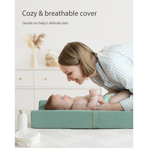 Cambiador de pañales de 31.25 pulgadas x 16 pulgadas, impermeable, para mesitas de cambio y cómodas, para uso de recién nacidos. - Product Image 3