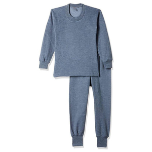 Costume d'hiver en laine pour enfant, <span class=keywords><strong>sous</strong></span>-vêtements thermiques tricotés pour garçon - Product Image 2