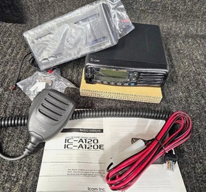 2025 Hot Bán IC-A120E gốc đài phát thanh xe hơi, VHF không khí ban nhạc đài phát thanh 118.000-136.992 MHz DMR Walkie Talkie thu phát 50 Wát cầm tay AM - Product Image 3