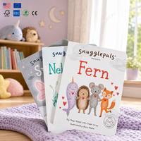 Libro di Carte Flash Personalizzate per Bambini con Anelli, Carte Didattiche con Immagini dell'Alfabeto, Libro Prescolare per Bambini Stampato