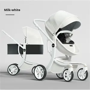 Cochecito de Bebé Star Baby con Protección de Columna Vertebral, Estilo Cáscara de Huevo, Aleación de Aluminio, Plegable, Bidireccional, Vista Alta, Capacidad de Carga de 15 kg - Product Image 1