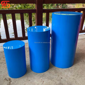 ชุดแท่นวางเค้กทรงกระบอกสีขาวสำหรับตกแต่งงานเลี้ยงฉลองทารกแรกเกิด งานแต่งงาน และงานปาร์ตี้ - Product Image 3