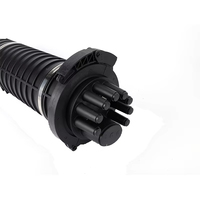 Waterproof Sturdy 12 288 Core Dome Vertical FOSC-DH-96J Fiber Optic Splice Closure PC Material 5-Year Warranty Outdoor Aerial