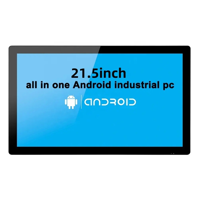 Industrial Metal Touch Panel PC Wall-Mounted TFT 21.5'' 1920x1080 Resolution 250 Cd/m2 Brightness 10-point Capacitive/Resistive