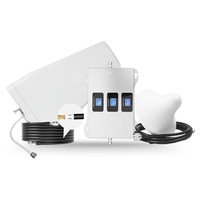 Amplificateur de signal mobile Tri-Bande 2G 3G 4G 5G LTE 900/1800/2100MHz Réseau GSM pour la maison et le bureau Couverture 500-1000m² CE/FCC