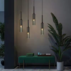 Offre Spéciale d'appel d'offres Simple personnalité fil suspendu chambre chevet noir cristal pendentif lumière - Product Image 4