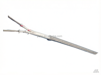 Câble chauffant de type Fongming K-GTG-P avec conducteurs Ni-Cr/Ni-Si, isolation en tresse de fibre de verre, revêtement en résine de silicone