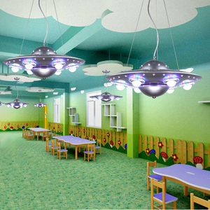 <span class=keywords><strong>Lampadario</strong></span> da Soffitto LED per <span class=keywords><strong>Camera</strong></span> Bambini 50cm, UFO 3CCT con Telecomando per Stanza da Letto e Aula - Product Image 3