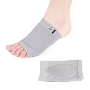 Couverture de pied plat d'arc de Bandage, semelles orthopédiques pour hommes et femmes, coussinets d'arc de soutien