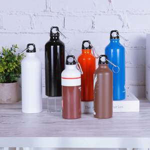 Bouteilles d'eau pliables en aluminium de 400 ml et 750 ml, personnalisées par le fabricant, écologiques, de haute qualité, pour le cyclisme et les sports de plein air - Product Image 6