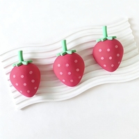 Éponge de maquillage en forme de fraise sans latex, éponge de beauté Power Puff, accessoires de maquillage, outil de beauté