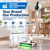 Aspirateur balai sans fil Proscenic, humide et sec, avec sac, moteur sans balais et batterie, pour la maison et la voiture