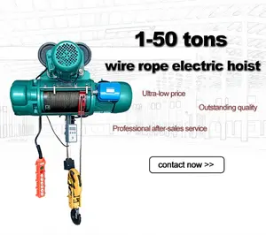 3.5 ตัน 5 ตัน 10 ตัน EOT Crane คานเดี่ยว 220v รอกไฟฟ้าสไตล์รถเข็น