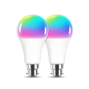 C37 Candle 6W E14 LED Smart WiFi Light Bulb Compatible With Alexa Google RGBCW Color Changing LED SMART BULB