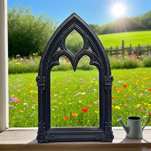 Marco de ventana gótico para casa de muñecas, decoración europea con tallado intrincado en <span class=keywords><strong>miniatura</strong></span> - Product Image 6