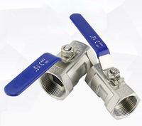Vanne à boisseau sphérique monobloc durable anti-explosion en acier inoxydable 304 316 à filetage femelle haute pression pour le contrôle de l'eau, de l'huile et du gaz, OEM
