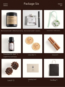 <span class=keywords><strong>Set</strong></span> Regalo di Lusso per Aziende: Kit 4-in-1 con Candela in Vetro e Diffusore per Anniversari Aziendali, Souvenir <span class=keywords><strong>VIP</strong></span>, Ordini all'Ingrosso - Product Image 6