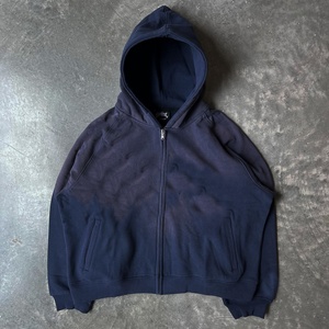Felpe <span class=keywords><strong>con</strong></span> cappuccio <span class=keywords><strong>con</strong></span> cappuccio peso massimo 500GSM Boxy Acid Wash Puff da <span class=keywords><strong>donna</strong></span> <span class=keywords><strong>con</strong></span> Zip felpe tagliate in <span class=keywords><strong>pile</strong></span> di spugna francese in bianco - Product Image 3