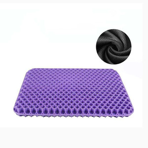 Cuscino <span class=keywords><strong>in</strong></span> Gel Rinfrescante <span class=keywords><strong>in</strong></span> Silicone a Doppia Faccia, Ortopedico, Antiscivolo, Impermeabile, per Sedile Auto, Ideale per Lunghe Sedute - Product Image 3