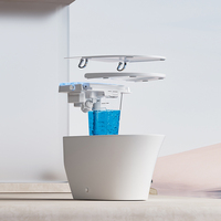 Toilette intelligente pour enfants avec bidet électrique à lumière ambiante colorée, à poser au sol, conforme aux normes cUPC du marché nord-américain