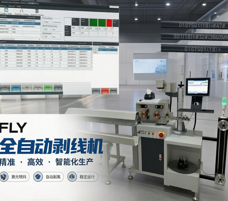 Cabel Fly Machine FLY FSBX-25 Fully Automatic Wire Stripping Machine Cable Cutting ...