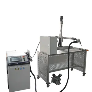 Machine de soudage laser à fibre à transmission automatique de précision portable à plate-forme de bureau multi-axes pour l'aluminium