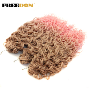 Estensioni per <span class=keywords><strong>Capelli</strong></span> Sintetici a Treccia <span class=keywords><strong>Afro</strong></span> <span class=keywords><strong>Ricci</strong></span> Profondi, Fibra Resistente al Calore, 60 Ciocche - Product Image 5