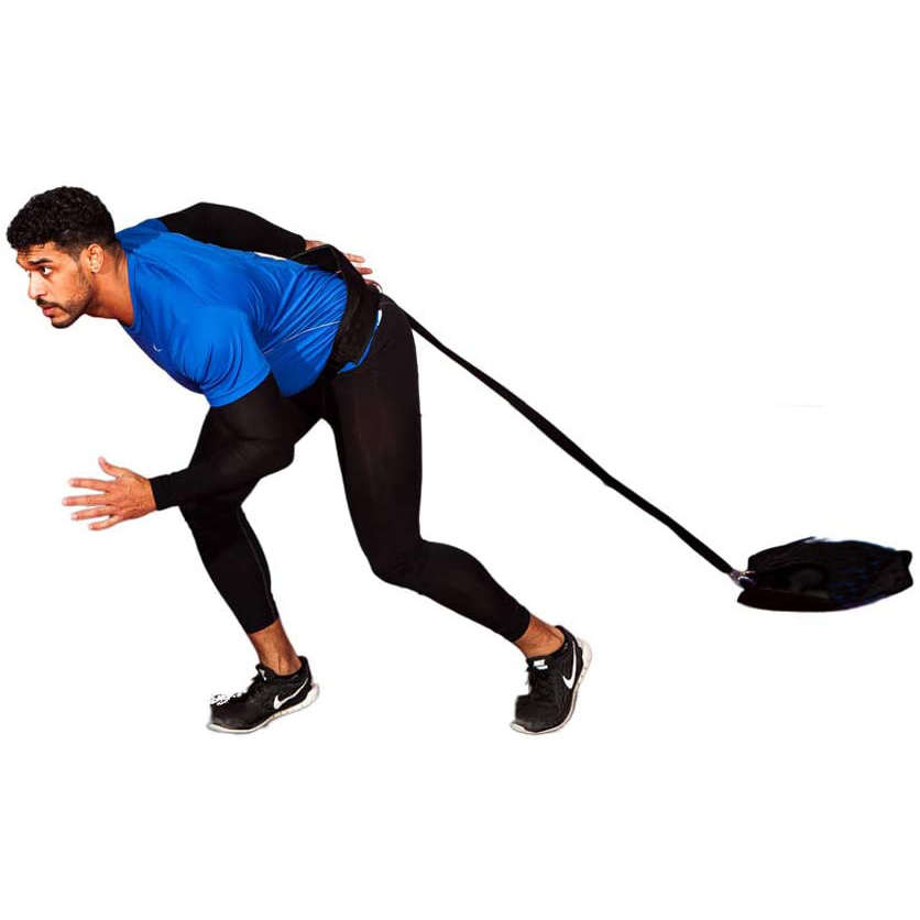 Sac de traction à surface réglable, pour appareils de traction et d'entraînement à la vitesse, avec sac de sable