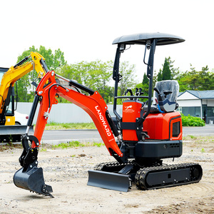 Mini-excavatrice certifiée Lw12e de 1,2 tonne, hydraulique, pour l'agriculture et le jardinage, vente en gros, pas chère, sur chenilles, facile à utiliser - Product Image 5