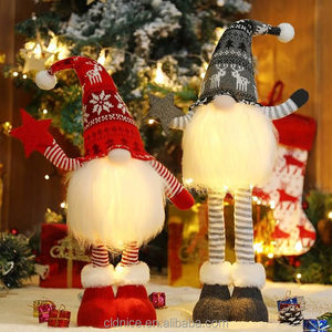 Bonita muñeca retráctil iluminada de Navidad, adornos navideños para el hogar, adornos navideños, regalos de Año Nuevo para niños - Product Image 1
