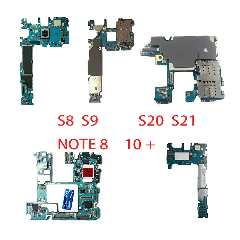 Original entsperrtes Mainboard für s8 s8 s9 s9 s10 s10 Hinweis 9 10 10 S20 S20 PLUS S20 UTRA S21 S21 PLUS S21 UTRA HINWEIS