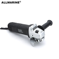 Meuleuse d'angle électrique haute performance et durable de 4 pouces avec disque de meulage 110V/220V, interrupteur à glissière, pour le conditionnement des surfaces, 800W-2000W