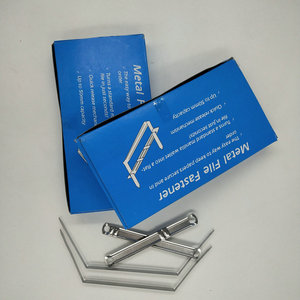 Chất Lượng Cao Giá Thấp Thông Tin Nút Hai Lỗ Sắt 7Cm 8Cm Kim Loại Ràng Buộc Thư Mục Clip Tập Tin Fastener - Product Image 4