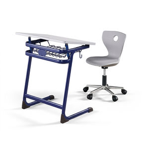 Wholesale Fixed Metal School Modern Design Classroom Student Desk and <b>Chair</b> Sets ST-311-B ST-311-B - Product Image 1