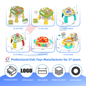Table de <span class=keywords><strong>piano</strong></span> musicale multifonctionnelle Chengji jouets début éducatif montessori centre d'apprentissage table d'activité pour bébé - Product Image 4