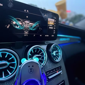 Pour <span class=keywords><strong>Mercedes</strong></span> Benz W205 X253, éclairage ambiant de voiture, LED, turbine, sortie d'air, Benz Classe C, GLC, éclairage ambiant intérieur - Product Image 6