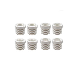 Douille de réducteur <span class=keywords><strong>en</strong></span> PVC personnalisée de 1 "à 3/4"-filetage mâle à filetage femelle adaptateur de <span class=keywords><strong>tuyau</strong></span> Pvc Double adaptateur mâle 20mm prise Pvc mâle - Product Image 3