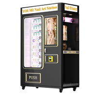 Machine distributrice intelligente d'impression 3D pour nail art DIY, facile à utiliser, pour la vente au détail en rue ou les centres commerciaux