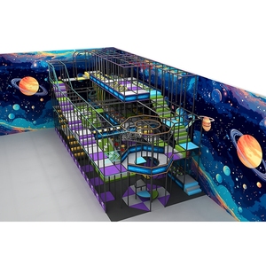 Équipement de parcours de cordes intérieur série spatiale, loisirs et divertissement commerciaux, en promotion - Product Image 3