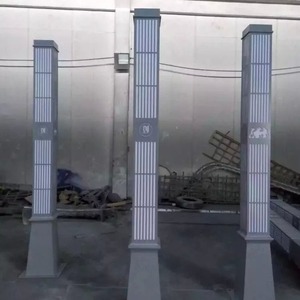 Aluminum Alloy Garden <b>Light</b> <b>Post</b> Led Outdoor Lamp 50000 Hours Lifespan With <b>Light</b> Sensor For Courtyard Lighting - Product Image 4