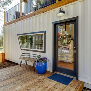 Maison de conteneur préfabriquée mobile portable petite maison préfabriquée modulaire pour immeuble de bureaux centre commercial hôtel - Product Image 4