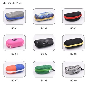 משקפיים ניידים רוכסן משקפיים אווה תיק עיצוב מותאם אישית משקפי שמש אווה תיק עיצוב משקפי אווה מקרה משקפיים אריזה עם לוגו מותאם אישית - Product Image 3