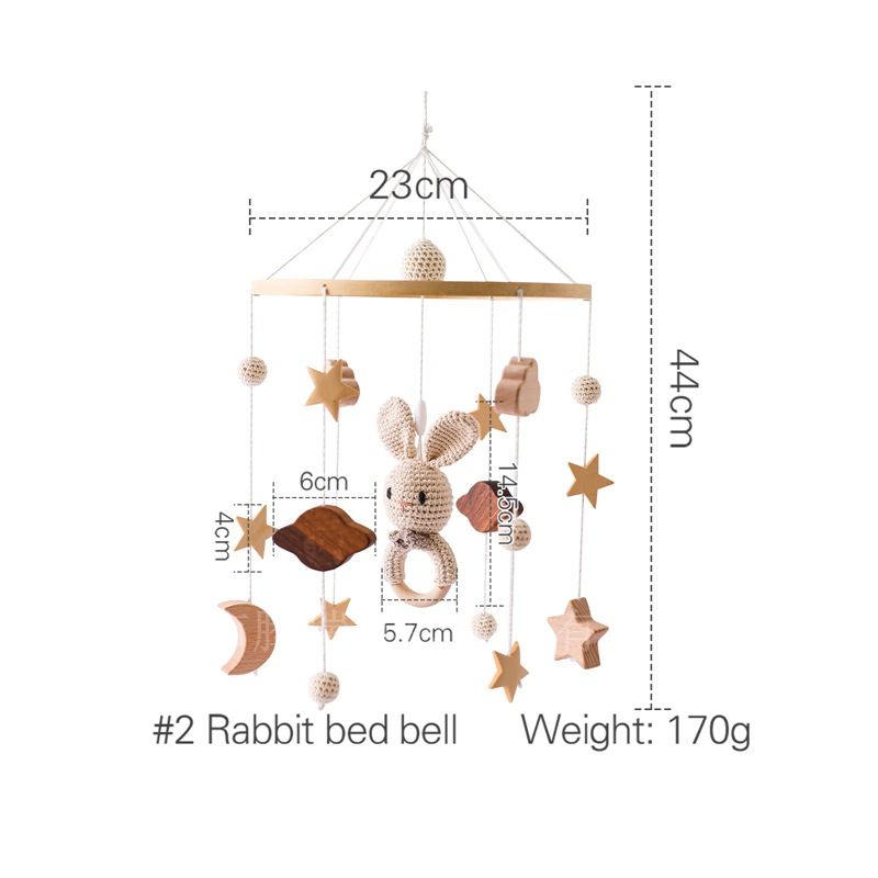 Cloche de lit lapin