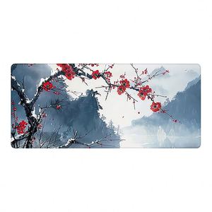 Sanxing Rectangular Anime Cartoon Art <b>Mouse</b> Pad 900x300mm Natural Rubber Office Desk <b>Mat</b> Cherry Blossom Landscape Design Stock - Product Image 5
