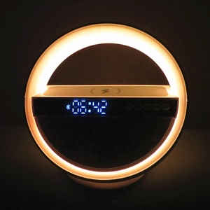 Lonvel mới nhất nóng bán hiển thị kỹ thuật số Alto falante nhanh chóng không dây sạc BT Loa G5 đồng hồ báo thức với LED ánh sáng ban đêm - Product Image 1