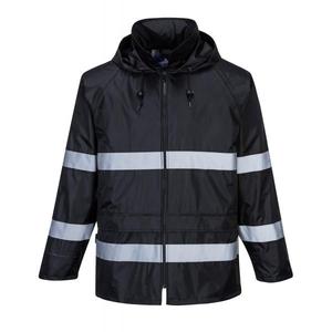 PORTWEST - F440BKR5XL Classic Iona chaqueta de lluvia negra-EAN 5036108382170 PROTECCIÓN TODO TIEMPO - Product Image 1